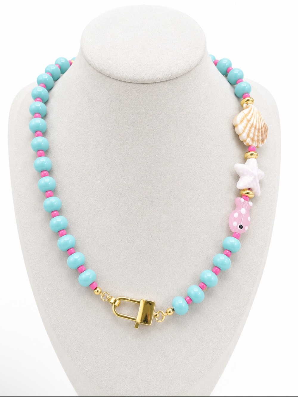 Ocean Breeze Beaded Necklace